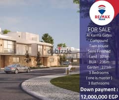 Al Karma Gates Compound Twin House   For Sale   236m 0