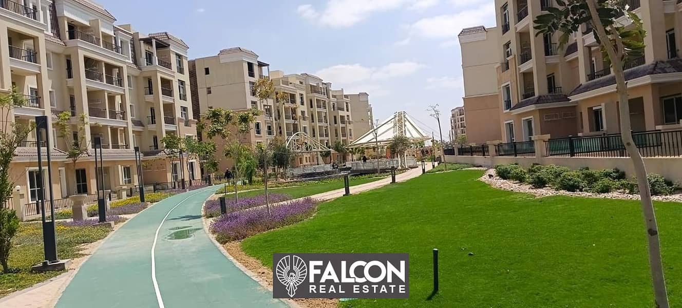 In the best location and division, a 156 m apartment on the facade with a 42% discount on the Suez Road in Sarai 3