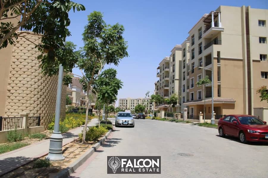 In the best location and division, a 156 m apartment on the facade with a 42% discount on the Suez Road in Sarai 5