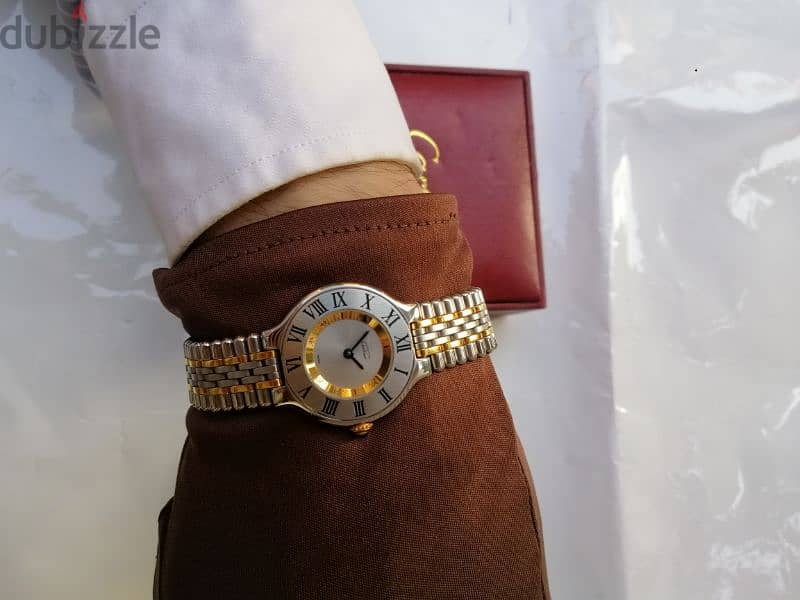 cartier original half gold 18k 2