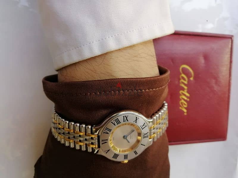 cartier original half gold 18k 6