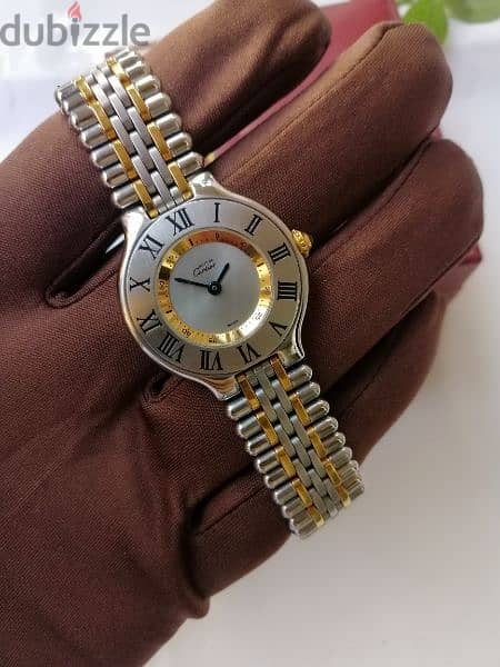 cartier original half gold 18k 7