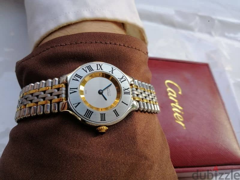 cartier original half gold 18k 9