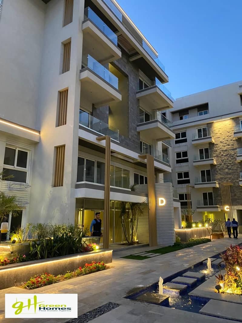 Mountain View - Club park –  icity  Apartment for sale Total Area: 160  m & Garden Area is 35 m Floor: g 2 Bedrooms – 2 Bathrooms  Finishing: Core & S 2