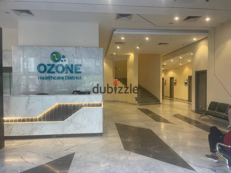 عيادة للإيجار 38 متر سوبر لوكس جاهزة للإستخدام في مول أوزون الطبي Ozone Medical Center 1