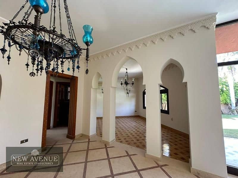 Corner villa in Tara Compound Sheikh Zayed, Air Conditioning in all rooms, Swimming pool, garden, Maids room 24