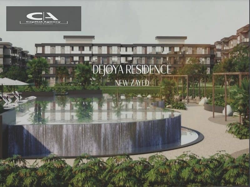 Get a ground floor apartment with a garden in New Zayed in DeGioia Compound 5% down payment only In installments over the longest repayment period 16