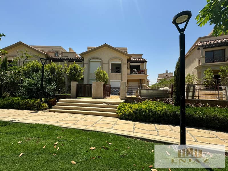 villa for sale in madinaty, design F3, double face view on wide garden, immediate handover, (301 sq ) 1