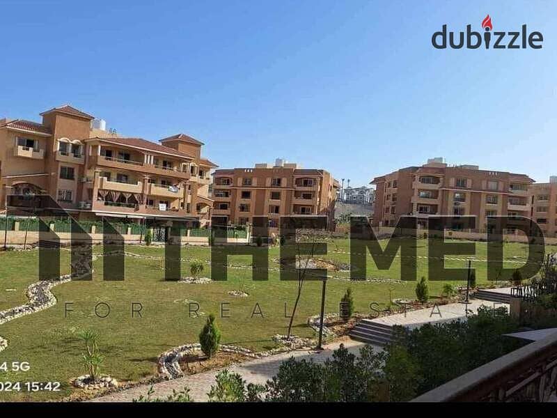 Ready to move apartment 143m, fully finished, + 148m garden for sale in Al Khamail, Sheikh Zayed, October, 3 bed apartment for sale in El Sheikh Zayed 2