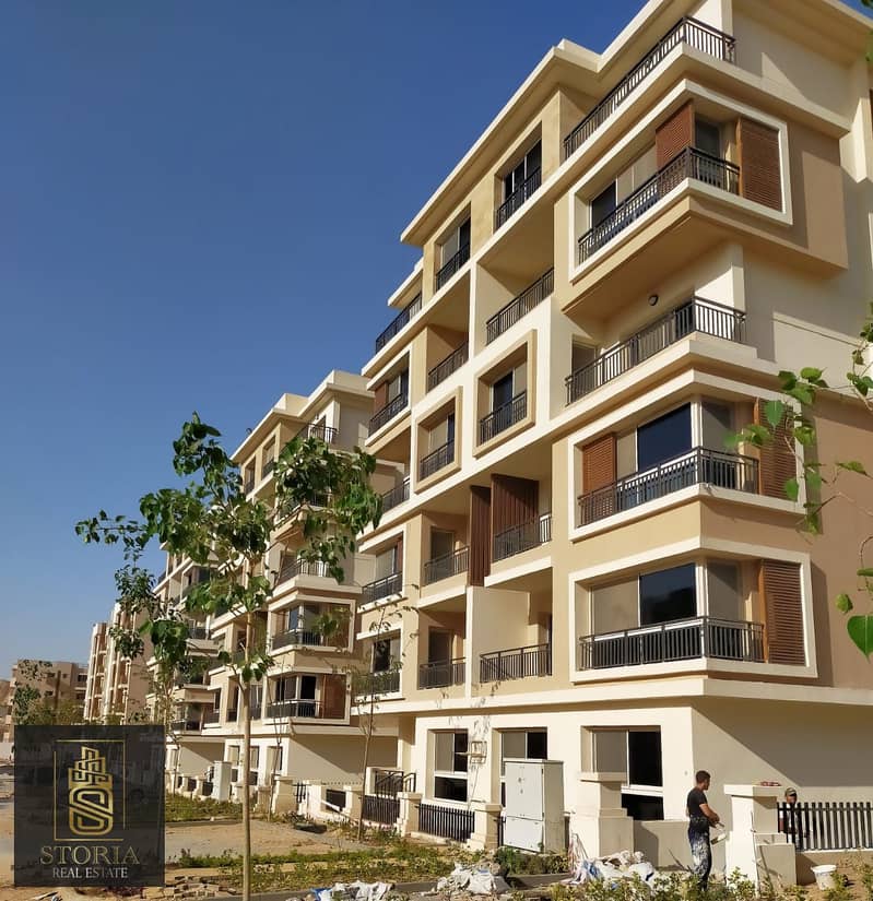 Apartment for sale floor 4, 115 m in Taj City Compound sh discount 42% 10