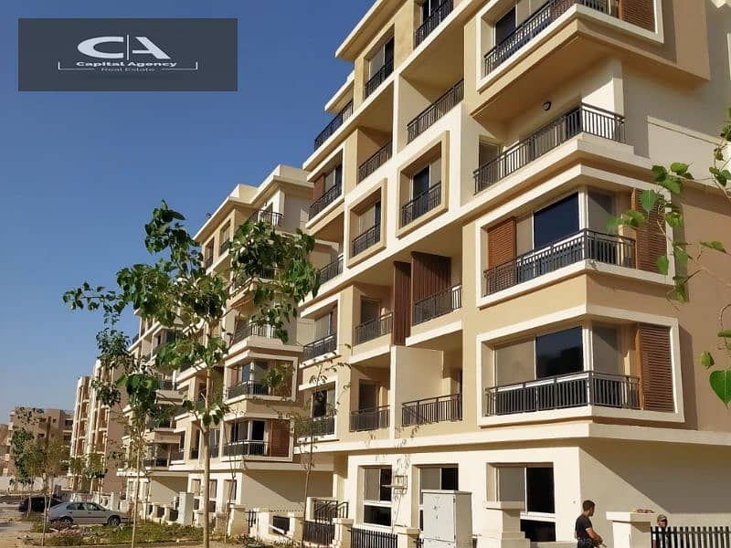 Apartment for sale, ground floor, with garden, in Taj City, with a 5% down payment and a cash discount of up to 39% in the Fifth Settlement | taj city 10