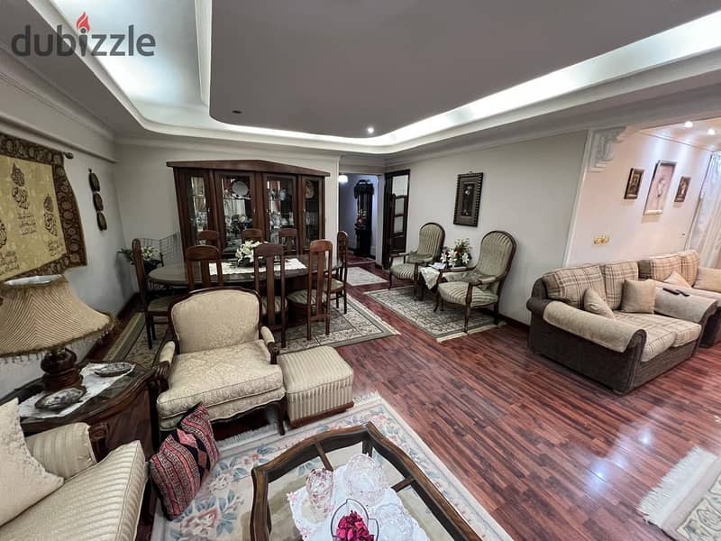 An apartment for sale in Nasr City, the seventh district behind Crystal 4