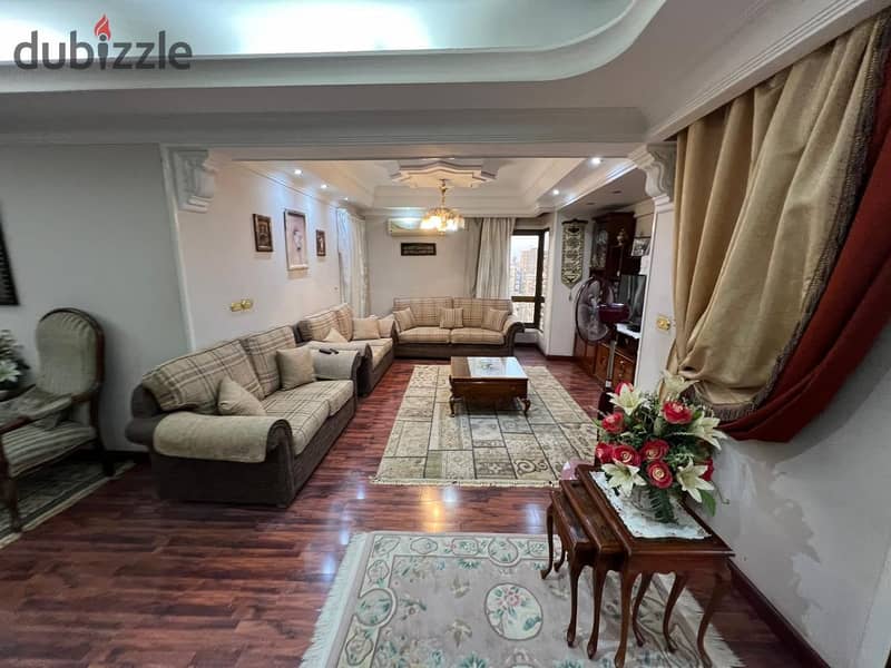 An apartment for sale in Nasr City, the seventh district behind Crystal 5