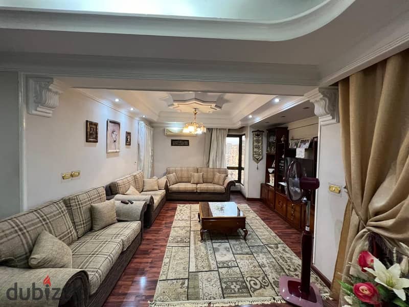 An apartment for sale in Nasr City, the seventh district behind Crystal 6