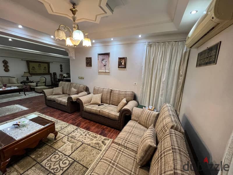 An apartment for sale in Nasr City, the seventh district behind Crystal 7