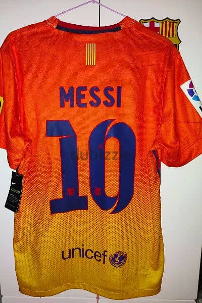 Messi Barcelona 2012 Away Medium  (Mirror) New تيشيرت ميسي برشلونه