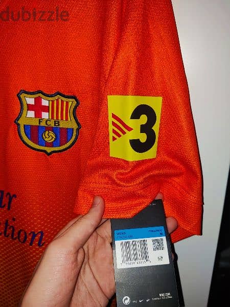 Messi Barcelona 2012 Away Medium  (Mirror) New تيشيرت ميسي برشلونه 2