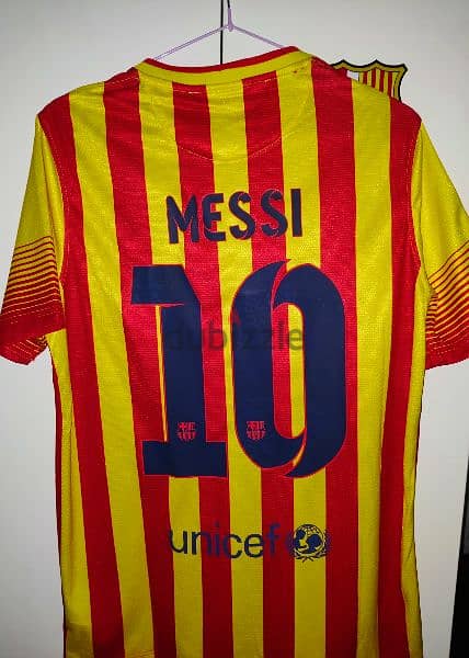 Messi Barcelona 2013 Away Medium (Mirror) New تيشيرت ميسي برشلونه 1