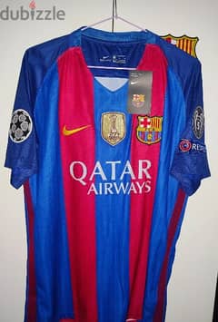 Messi Barcelona 2016 Home Medium (Mirror) New تيشيرت ميسي برشلونه