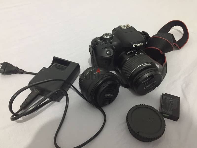 canon 750D +18-55mm lens +50mm lens 2