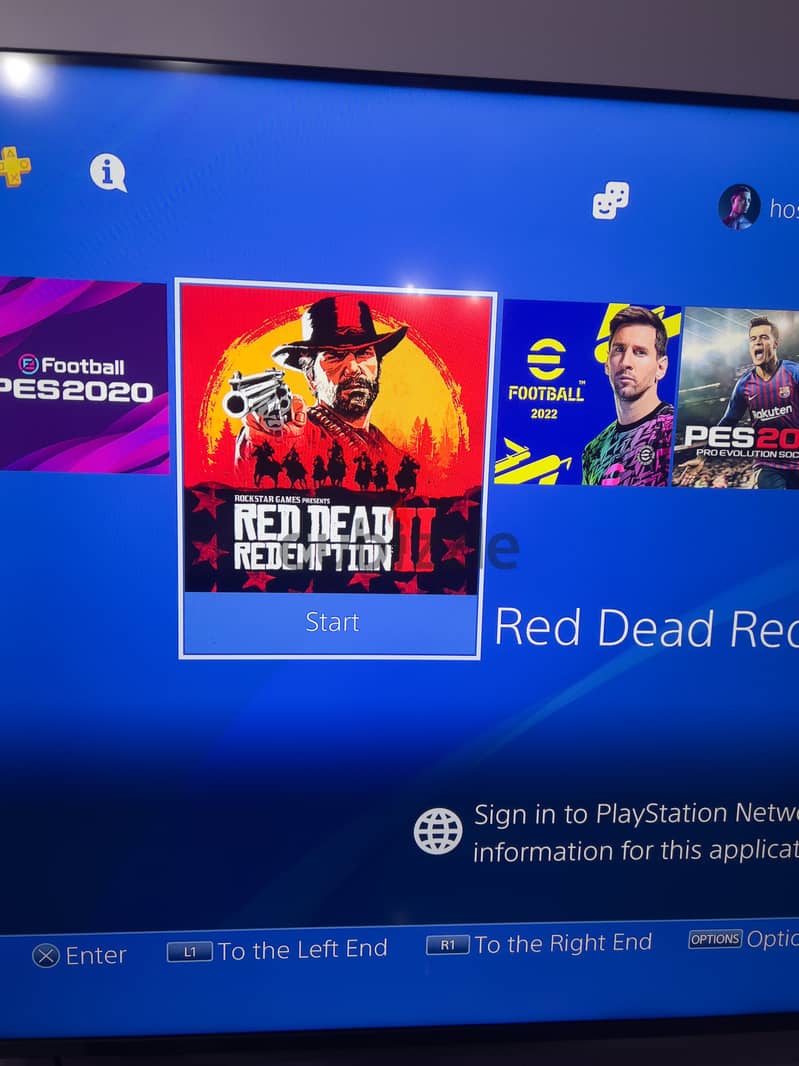 بلاستيشن 4 برو  1 تيرا مع red dead 2 بيس 18  بيس 20 3