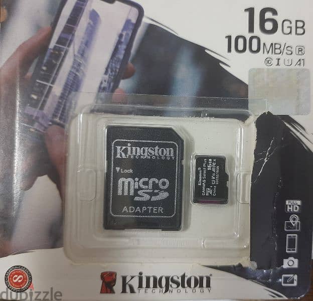 كارت ميموري كينج ستون 16gb Kingstone 1