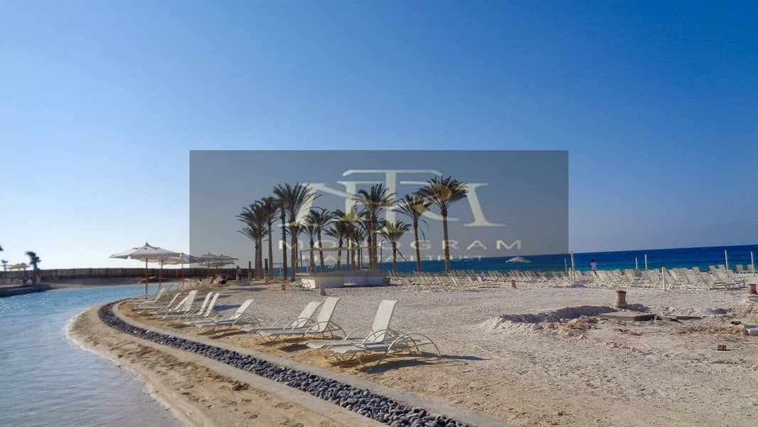 شاليه أرضي 222م+250م جاردن - 3 غرف مفروش بالكامل وبأقل اوفر ف هاسيندا باي - hacienda bay 5