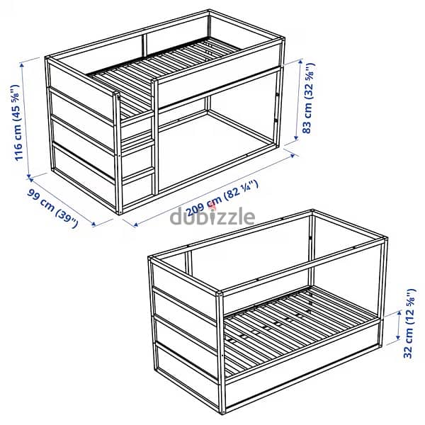 Bunk bed good as new 2