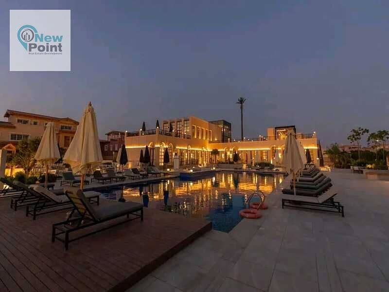 Invest or live by owning an apartment in the most prestigious compound in New Cairo Hyde Park Compound 8