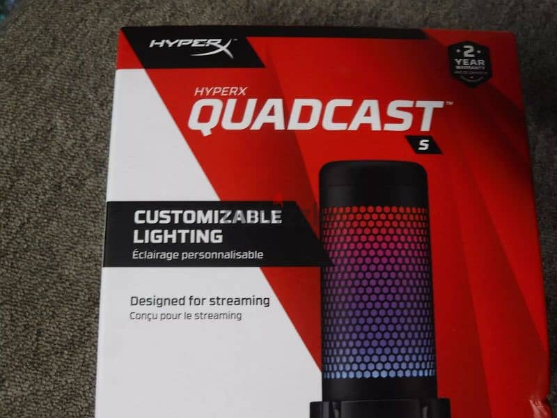 Hyperx Quadcast S RGB شبه جديد 1