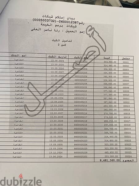 للبيع بدووون اوووفر في مدينه نور شقه 127م أعلي تميزL10 أقساط  12 سنه 1