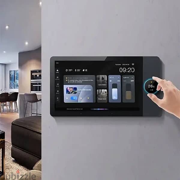 tuya 8 inch control panel for smart home works with zigbee 3