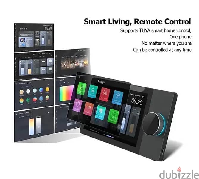 tuya 8 inch control panel for smart home works with zigbee 4