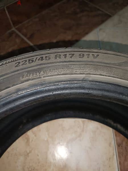 فردة كاوتش مارشال كوري 225/45r17 1