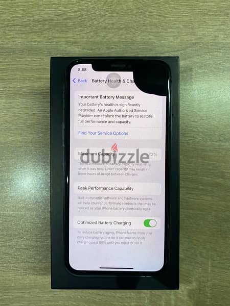 iPhone 11 Pro 256 Battery 72% Service 3