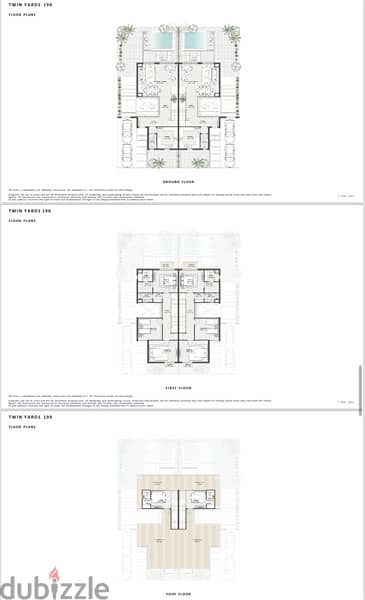 Twin house, 190m, prim location over landscape 1