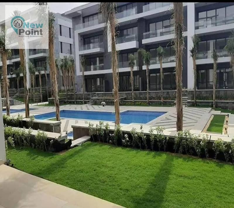 With the lowest down payment, own a 178 m² apartment with a roof directly on the Suez Road in Patio Sola in El Shorouk 5