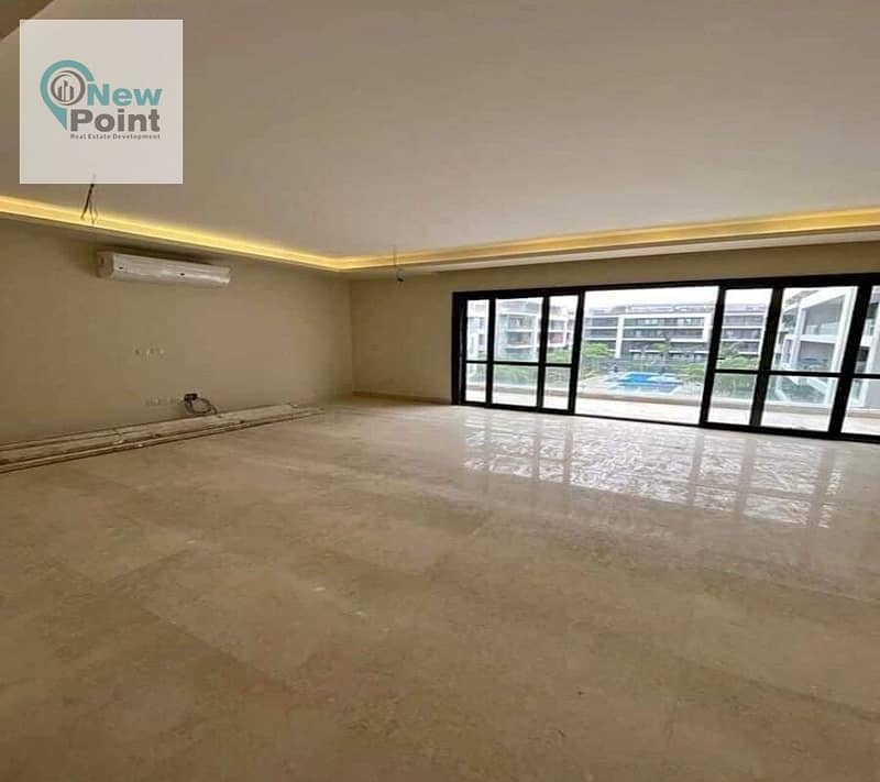 With the lowest down payment, own a 178 m² apartment with a roof directly on the Suez Road in Patio Sola in El Shorouk 7