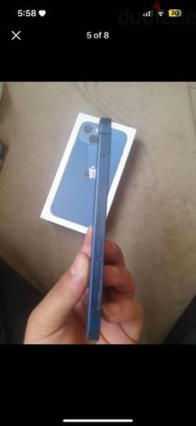 iPhone 13 128 b87 معاه كل مشتملاته الاصليه 3