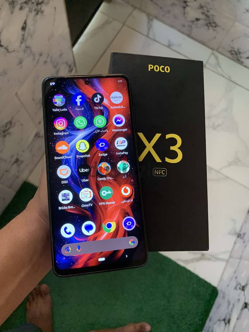 Poco x3 nfc 128 giga 6ram + 1