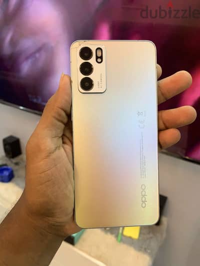 OPPO Reno 6 5G 128 Giga 8ram +8 بيع بدل