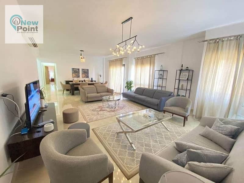 Apartment with garden for sale in Armonia in R7 in New Capital 2