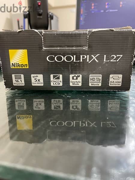 Nikon coolpix l27 حالتها ممتازة بعلبتها وكل مشتملاتها 11