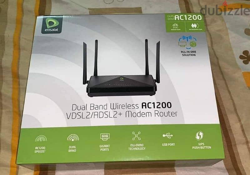 ETISALAT D-LINK AC 1200  راوتر اتصالات احدث اصدار 0