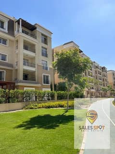 Duplex with private garden for sale in Sarai Compound, minutes from the Fifth Settlement, and also with a 42% cash discount (ask about installments wi