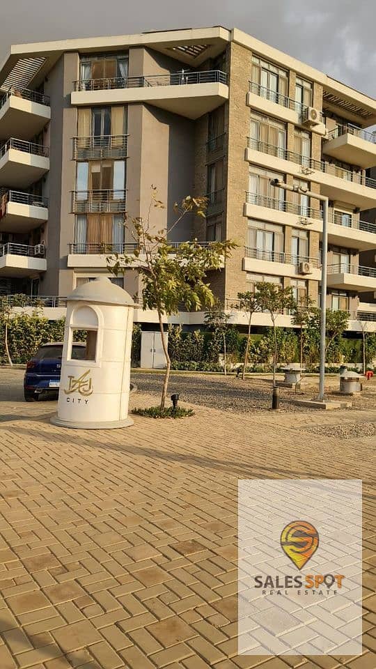 In Taj City Compound, own a 133-meter apartment in a distinguished location in front of Cairo Airport and minutes from Nasr City, and also with a 42% 3