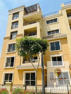 For sale, an apartment of 112 meters with a distinctive division into two rooms at a bargain price in Sarai Compound next to Madinaty and in front of 0