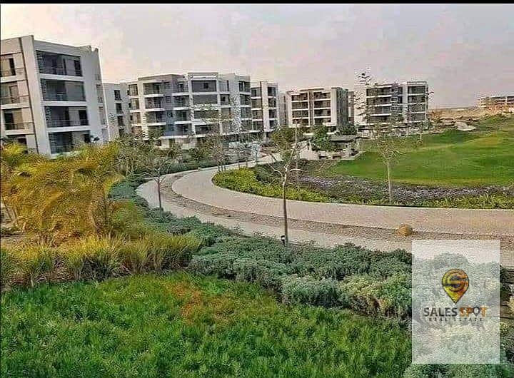 With a 42% discount, 115 sqm apartment + garden for sale in Taj City Compound in the First Settlement, directly in front of the airport 7