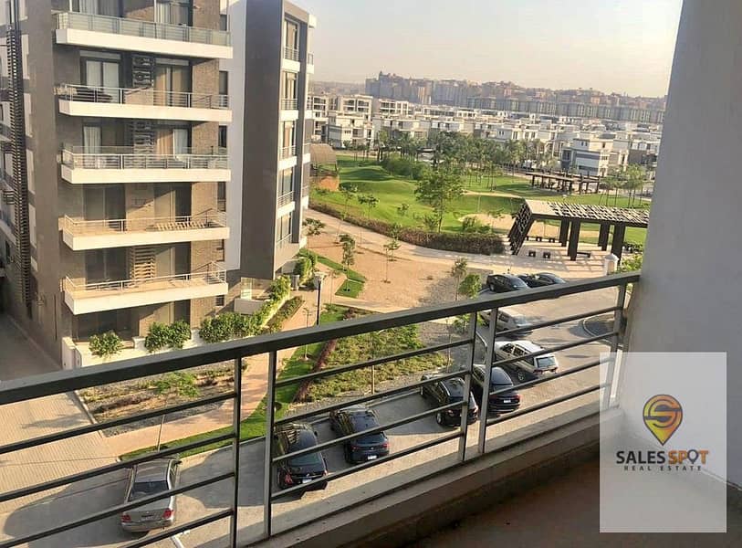 شقة 115م + جاردن للبيع في كمبوند تاج سيتي taj city ف التجمع الاول امام المطار مباشراا 14