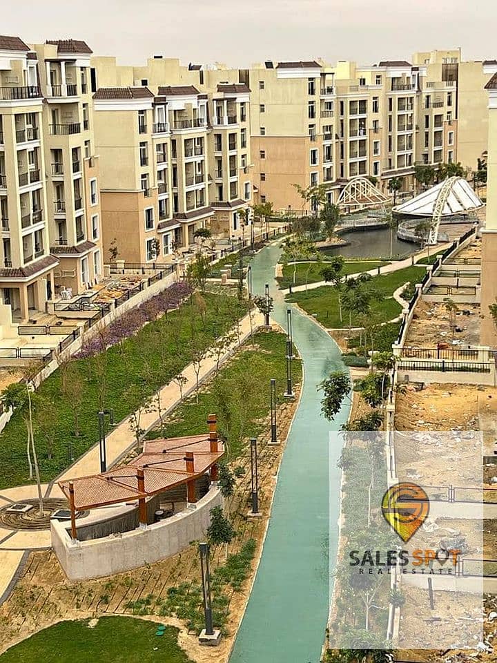 With a down payment of 600 thousand, a 121-square-meter apartment for sale in Sarai Compound, in front of Al Shorouk, Sarai New Cairo 11